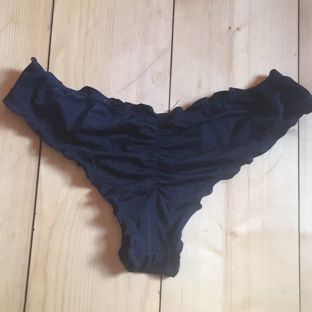 Cheeky black bikini bottom